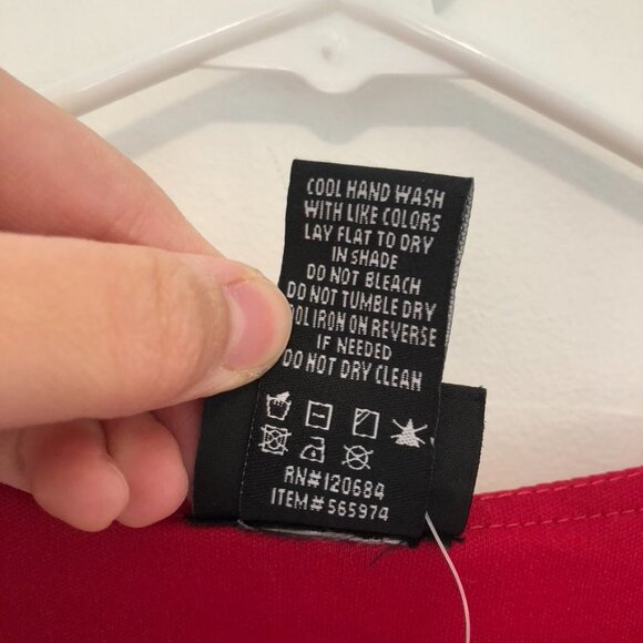 NEW NWT OLD TAG TORRID 1 Plus Size Surplice Chiffon Blouse Raspberry Pink Red 1X - Picture 6 of 15